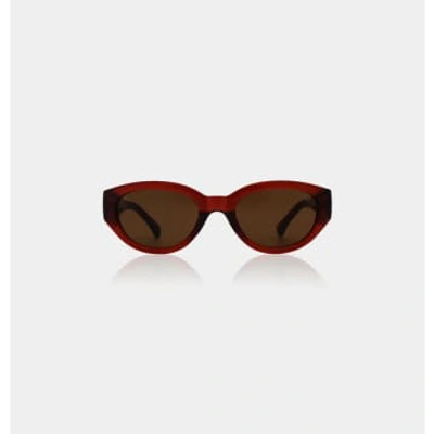 Shop A.kjaerbede Winnie Sunglasses In Brown