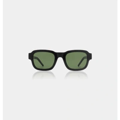 Shop A.kjaerbede Halo Black Sunglasses
