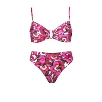 Shop Maryan Mehlhorn 5600 Bikini In Pansy Pink