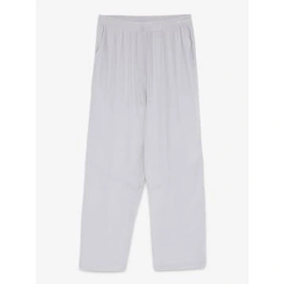 Shop Ottod'ame Silk Blend Trousers Oyster