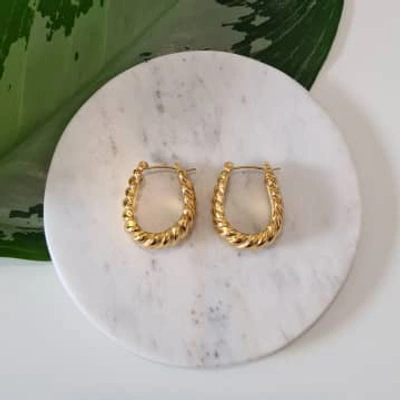 Shop Golden Ivy Bobbi Gold Stainless Steel Earrings