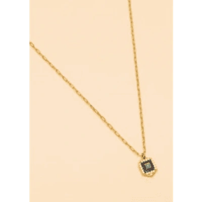 Shop Une A Une Gatsby Necklace- Blue
