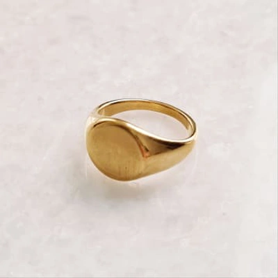 Shop Golden Ivy Daya Stainless Steel Ring Gold