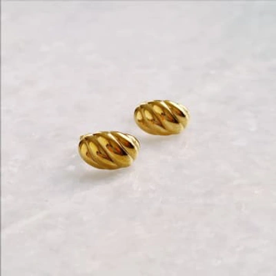 Shop Golden Ivy Zana Stainless Steel Earrings Gold