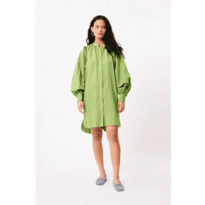Shop Frnch Carene Citron Green Dress