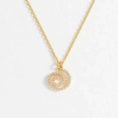 Shop Estella Bartlett Swirl Necklace In Gold