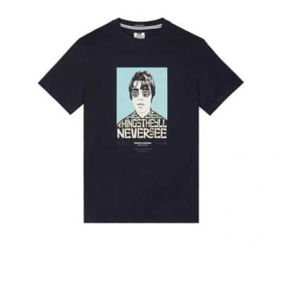 Shop Weekend Offender Forever Graphic T Shirt In Navy In Blue