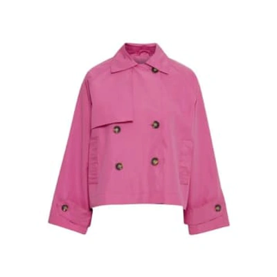 Shop B.young Calea Trenchcoat In Super Pink