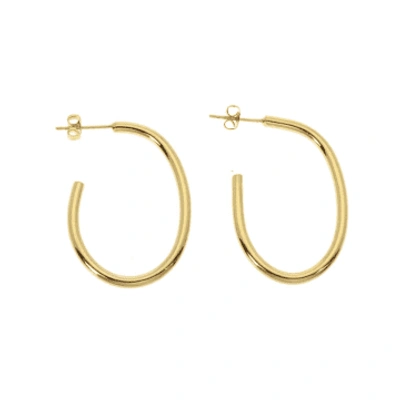 Shop Les Cléias Plaqué Or Rita Earrings In Gold