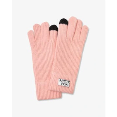 Shop Arctic Fox Recycled Bottle Gloves Pastel Pink