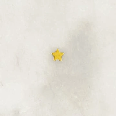 Shop Anorak Bynouck Tiny Gold Plated Star Stud Earring
