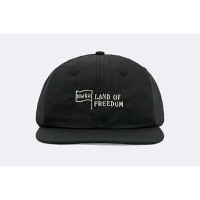 Shop Nwhr Freedom Nylon Snapback Hat In Black