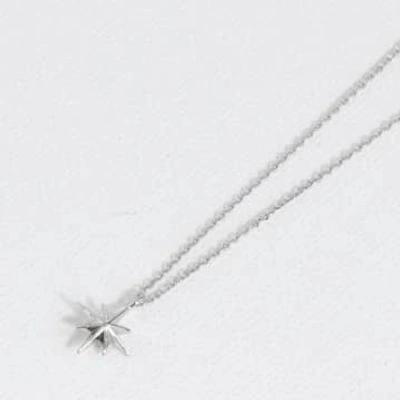 Shop Edit & Oak 9 Point Star Pendant Necklace In Metallic