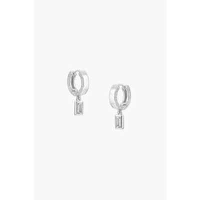 Shop Tutti & Co Ea593s Gleam Earrings Silver In Metallic