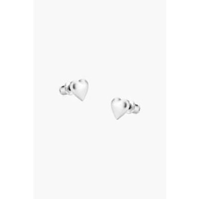 Shop Tutti & Co Ea592s Embrace Earrings Silver In Metallic