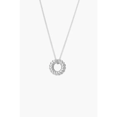 Shop Tutti & Co Ne706s Sail Necklace Silver In Metallic