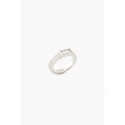 Shop Tutti & Co Rn332s Gleam Ring Silver In Metallic