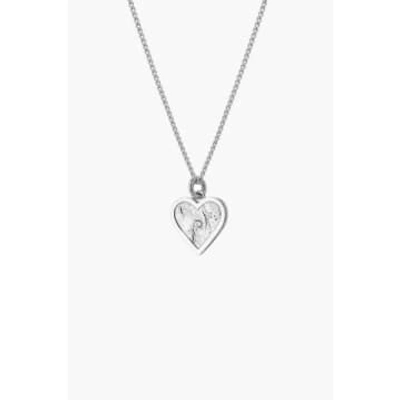 Shop Tutti & Co Ne690s Loyalty Necklace Silver In Metallic