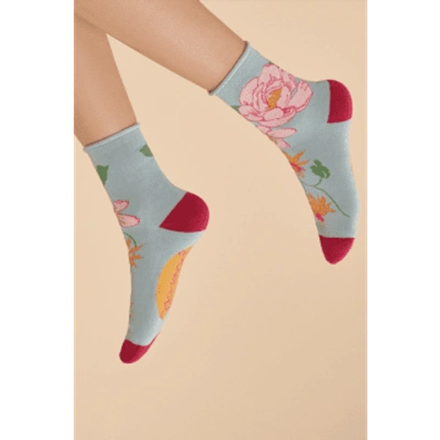 Shop Powder Soc652 Tropical Flora Ankle Socks
