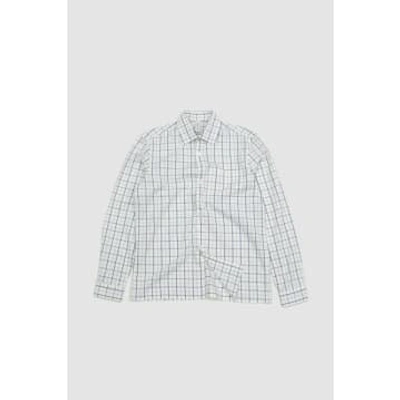 Shop Another Aspect Another Shirt 4.0 Blue/white Check