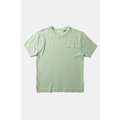 Shop Edmmond Studio Mint Duck Patch T-shirt In Green