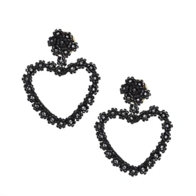 Shop Mishky Jewellery Sublime Heart In Black