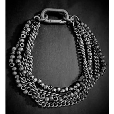 Shop Goti 925 Silver Bracelet Br2201 In Metallic