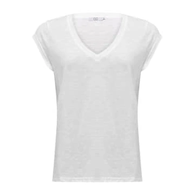 Shop Cc Heart Basic V-neck T-shirt White