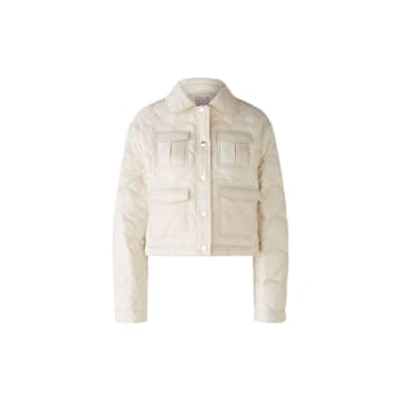 Shop Ouí Quilted Jacket Light Stone