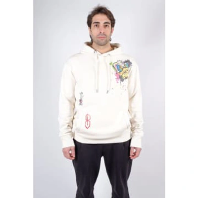 Shop Abe Donald Hoodie Off White