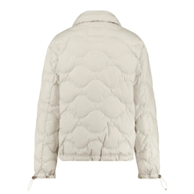 Shop Gerry Weber Cream Padded Jacket By  In Neutrals