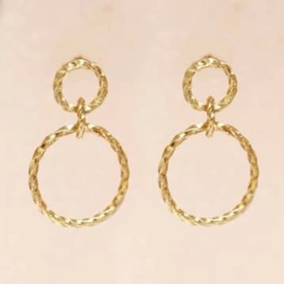 Shop Muja Juma Gold Plated Double Hoop Earring