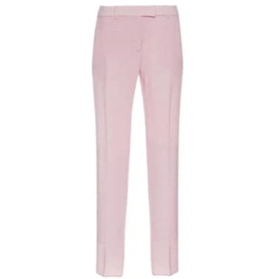 Shop Maxmara Studio Pink Cady Slim Trouser