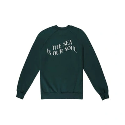 Shop La Paz Cunha Sweatshirt In Soul Sea Moss In Green