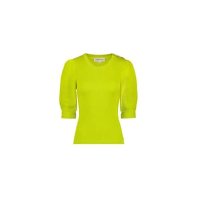 Shop Fabienne Chapot Lillian Short Sleeve Jumper Lovely Lime In Green