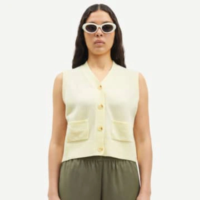Shop Samsoe & Samsoe Megan Vest Pear Sorbet