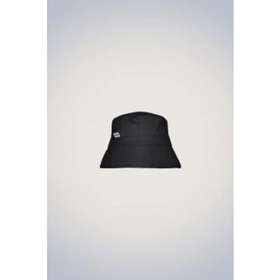 Shop Rains Black Bucket Hat