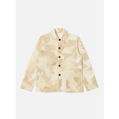 Shop Universal Works 30104 Bakers C Jacket In Swedish Camo Sand In Brown