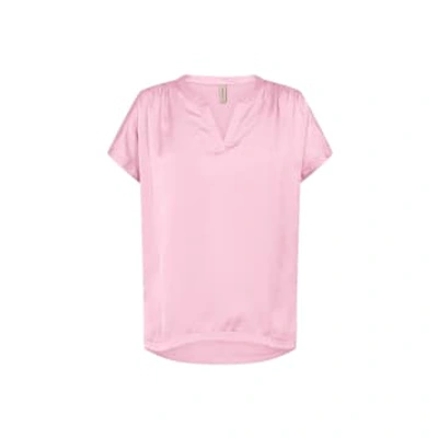 Shop Soya Concept Thilde 49 Top In Pink 26462
