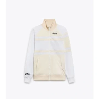 Shop Diadora 80s Archive Track Jacket In Whisper White