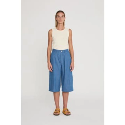 Shop Designers Society Bohi Azul Acero Shorts