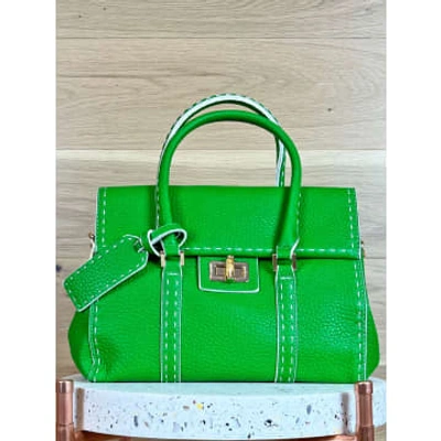 Shop Vimoda Handbag Green