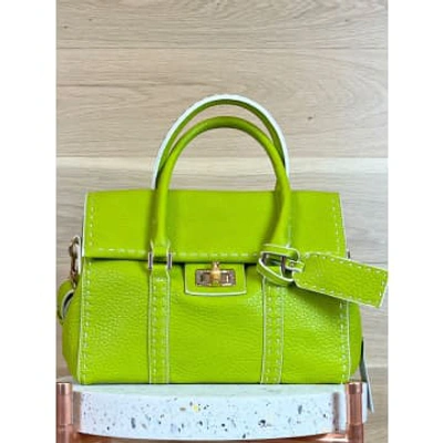Shop Vimoda Handbag Lime In Green