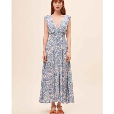 Shop Suncoo Chira Dress Blue
