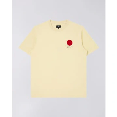 Shop Edwin Japanese Sun T-shirt In Yellow