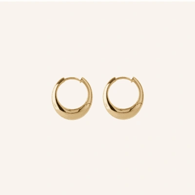 Shop Pernille Corydon Globe Huggie Earrings In Metallic