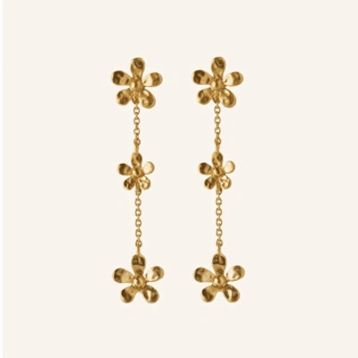 Shop Pernille Corydon Wild Poppy Earrings In Metallic