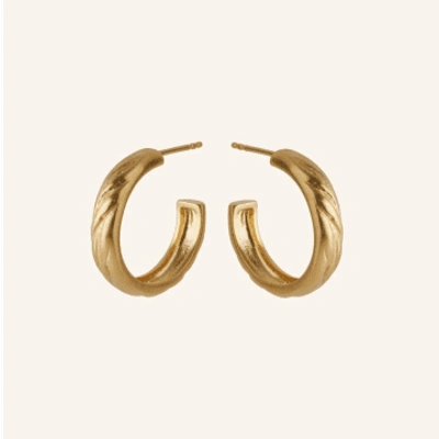 Shop Pernille Corydon River Hoop Earrings In Metallic