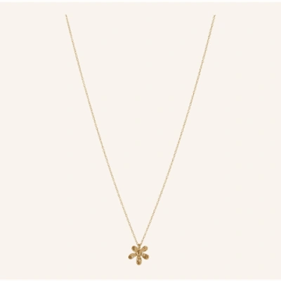 Shop Pernille Corydon Wild Poppy Necklace In Metallic