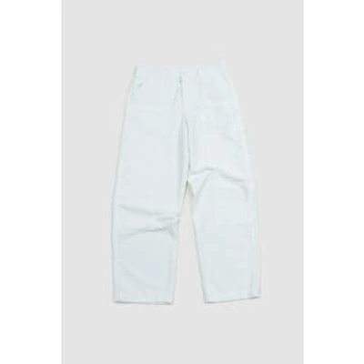 Shop Dries Van Noten Packard Pants Off White